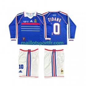 Maillot de Foot France ZINANE 10 Retro Enfant Domicile 1998 ML